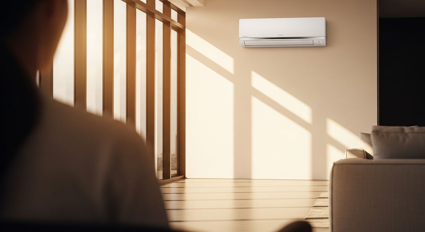 Système de Climatisation moderne dans salon contemporain